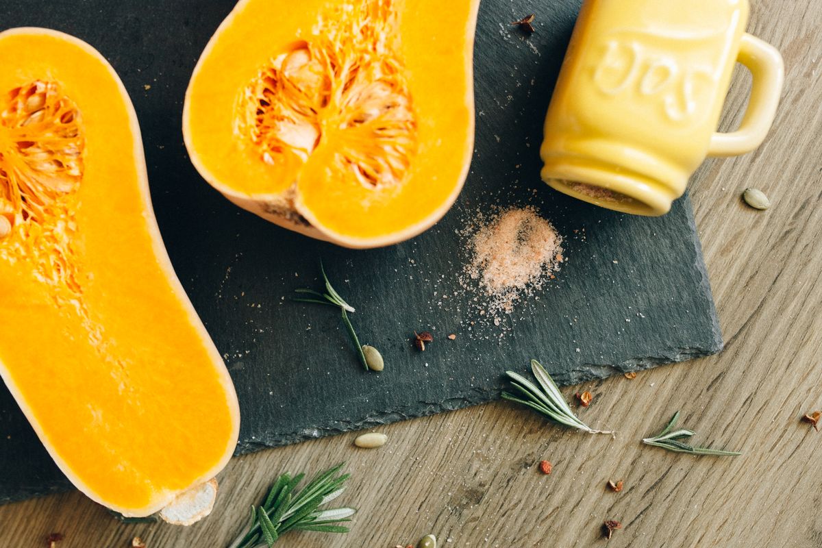 Zucca esempio di ingrediente sano per ricette autunnali